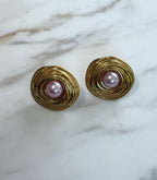 Rose Pearl Stud