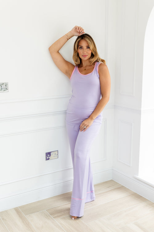 Lilac Vest & Trouser set