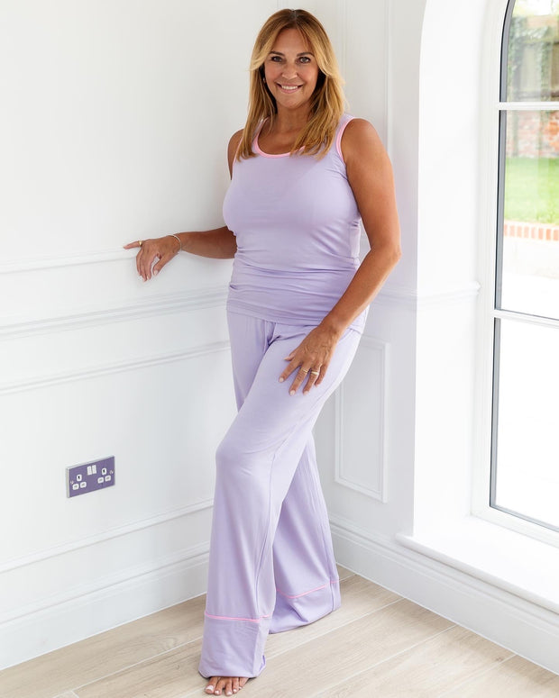 Lilac Vest & Trouser set