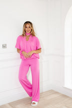 Ultimate Lounge Jumpsuit with Neck Tie