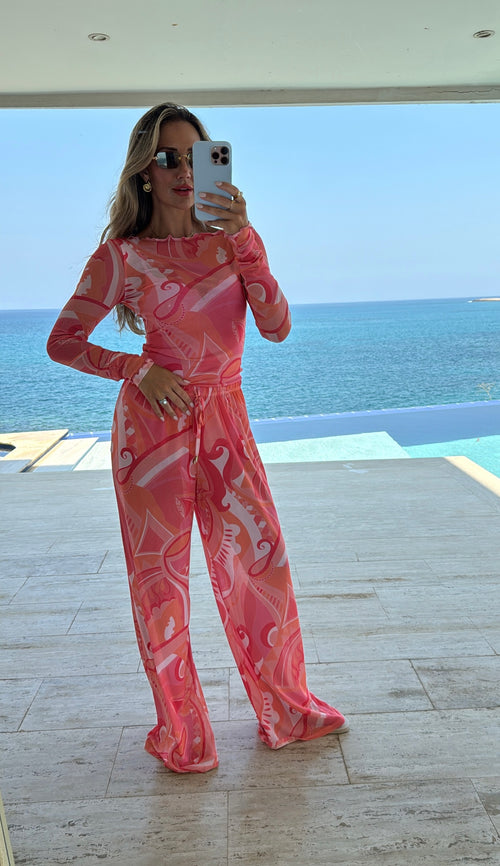 Mesh Toggle Trousers