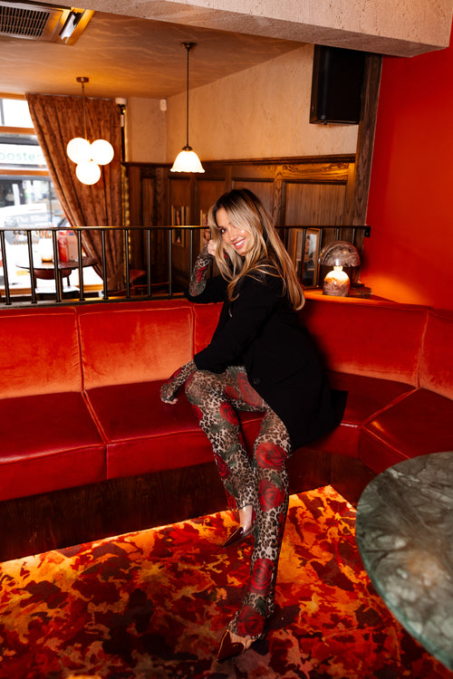 Mesh Trousers - Leopard & Rose