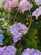 Perfect Cushion Necklace- Silver