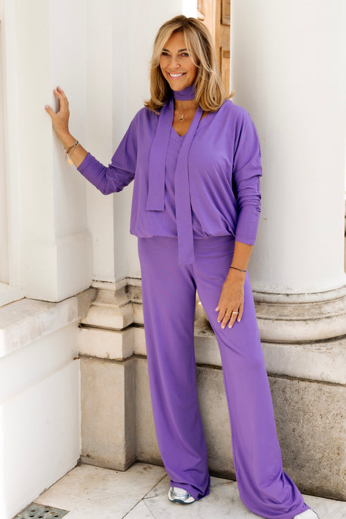 Ultimate Jumpsuit with Neck Tie