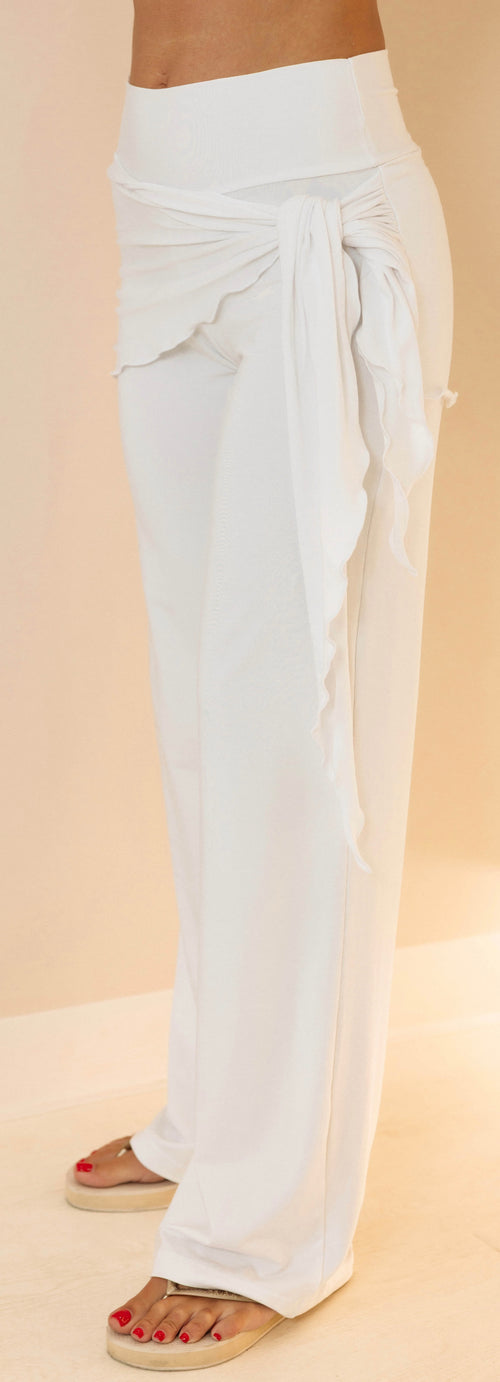 Tie Skirt Trousers