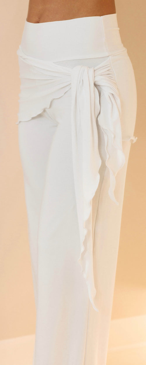 Tie Skirt Trousers