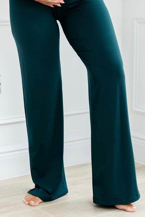 Wide leg trousers