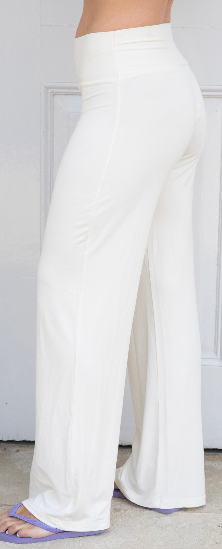 Wide leg trousers