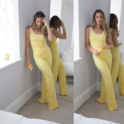 Lemon Vest & Trouser set